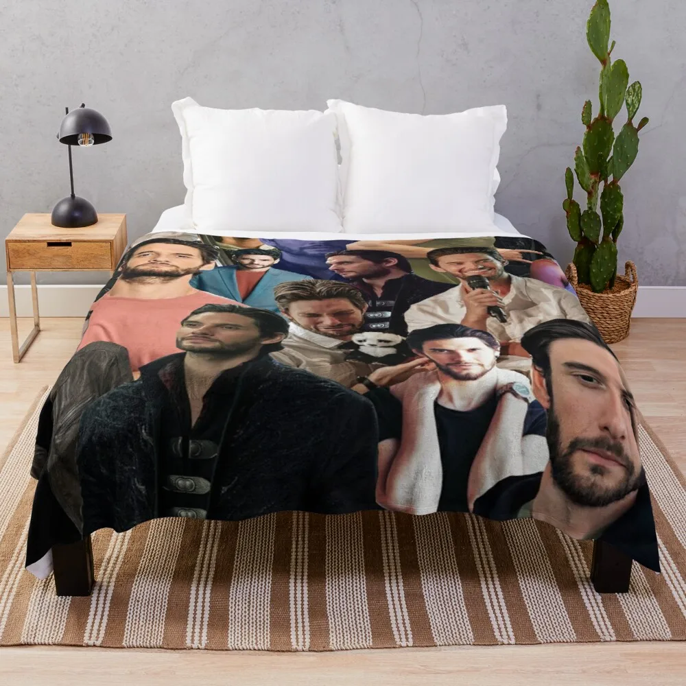 

Ben Barnes Collage Throw Blanket Blanket For Decorative Sofa