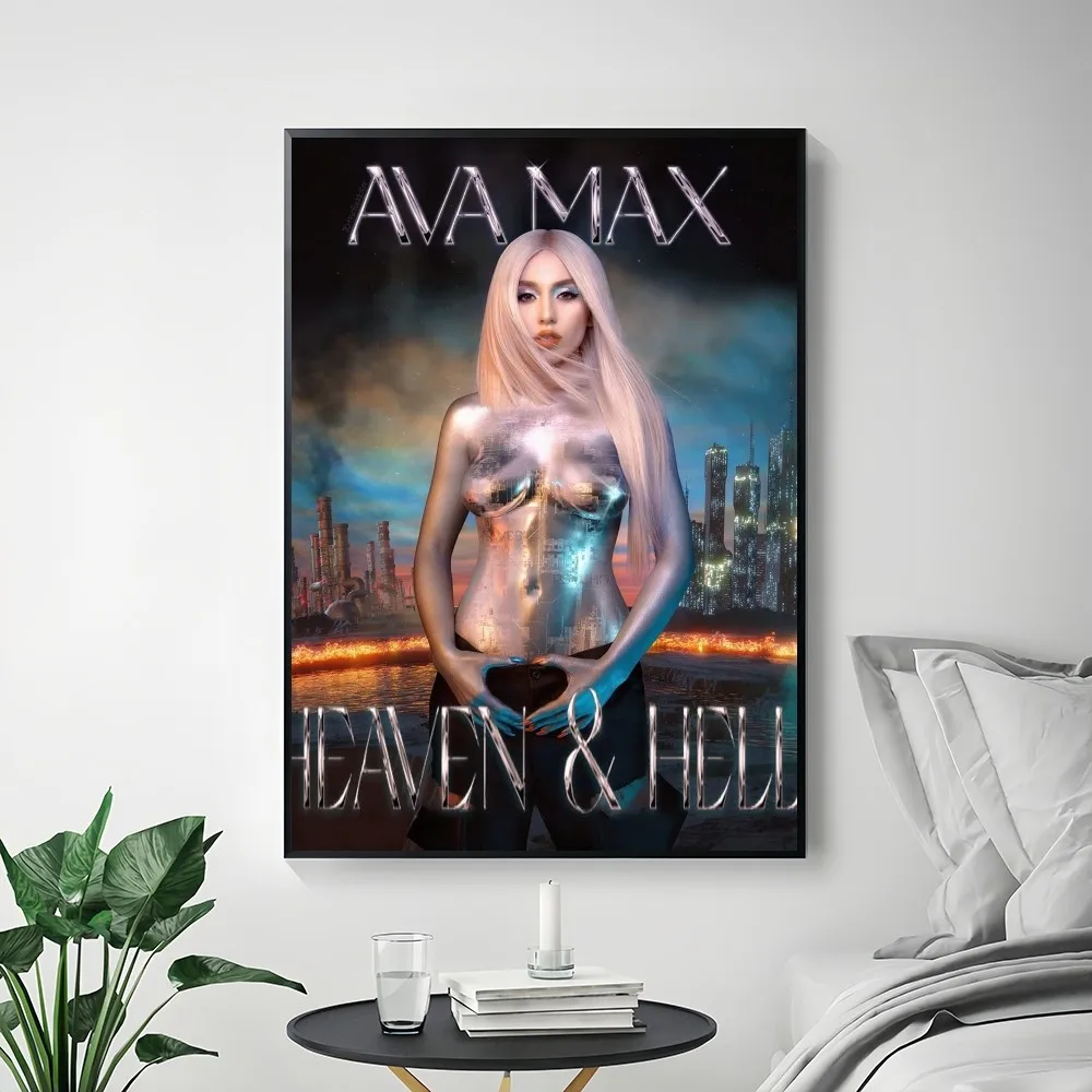 Фото Певица Ava Max Diamonds Dancefloors плакат настенная живопись подходит для гостиной спальный декор домашние подарки маленький №4