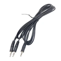 3 5mm 18 trs 3 pole male to 2x 18 male audio aux stereo headphone adapter converter splitter cable 5ft
