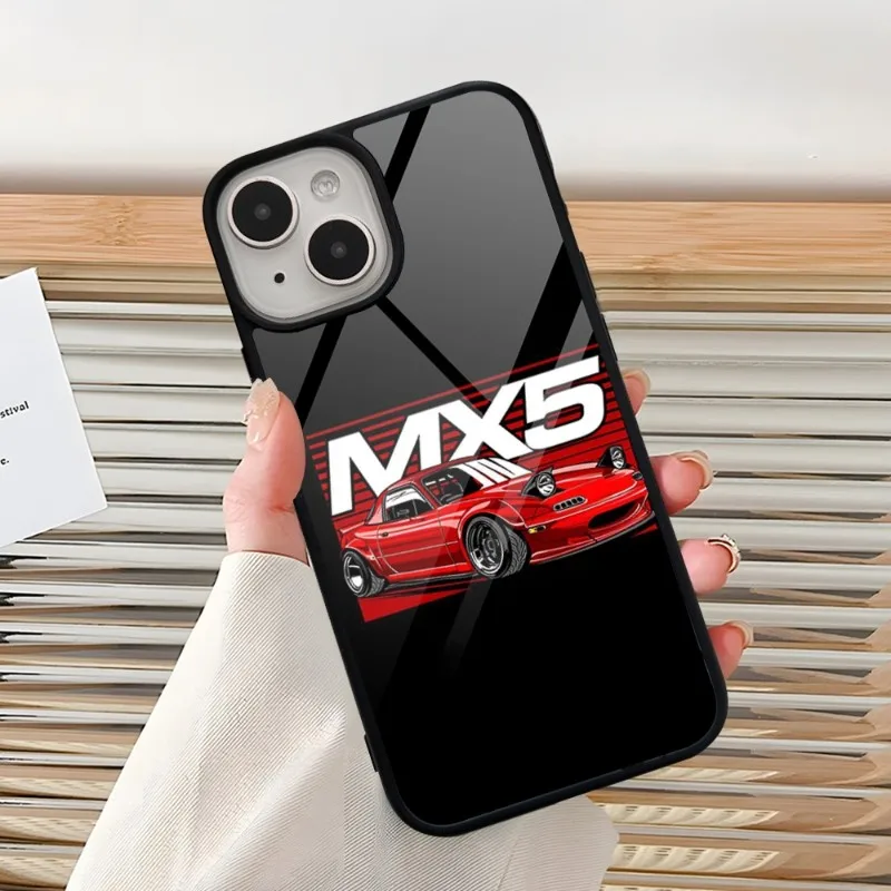 Miata Mx5 Na красный чехол для телефона PC + TPU Samsung Galaxy S23 S21 S22 S10 S20 S30 Plus Ultra Note 10 Pro 20 задние