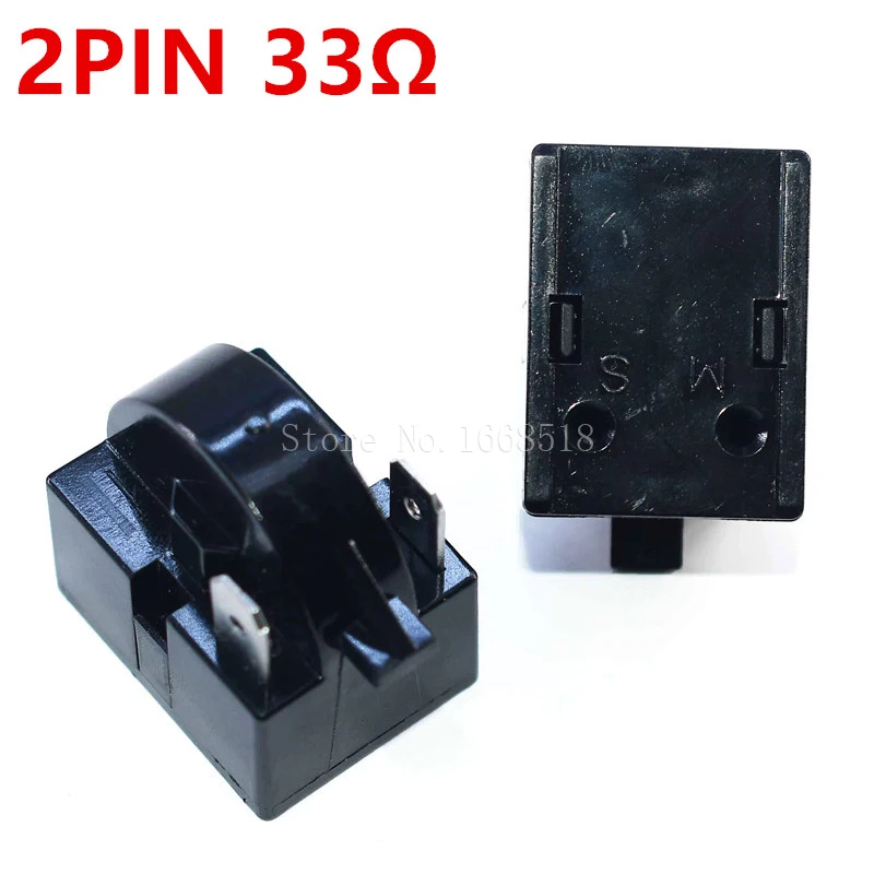 

Refrigerator PTC Starter Relay 1/2/3/4Pins Compressor Overload Protector Refrigerator PTC Starting Relay 12ohm 15Ohm 22Ohm 33Ohm