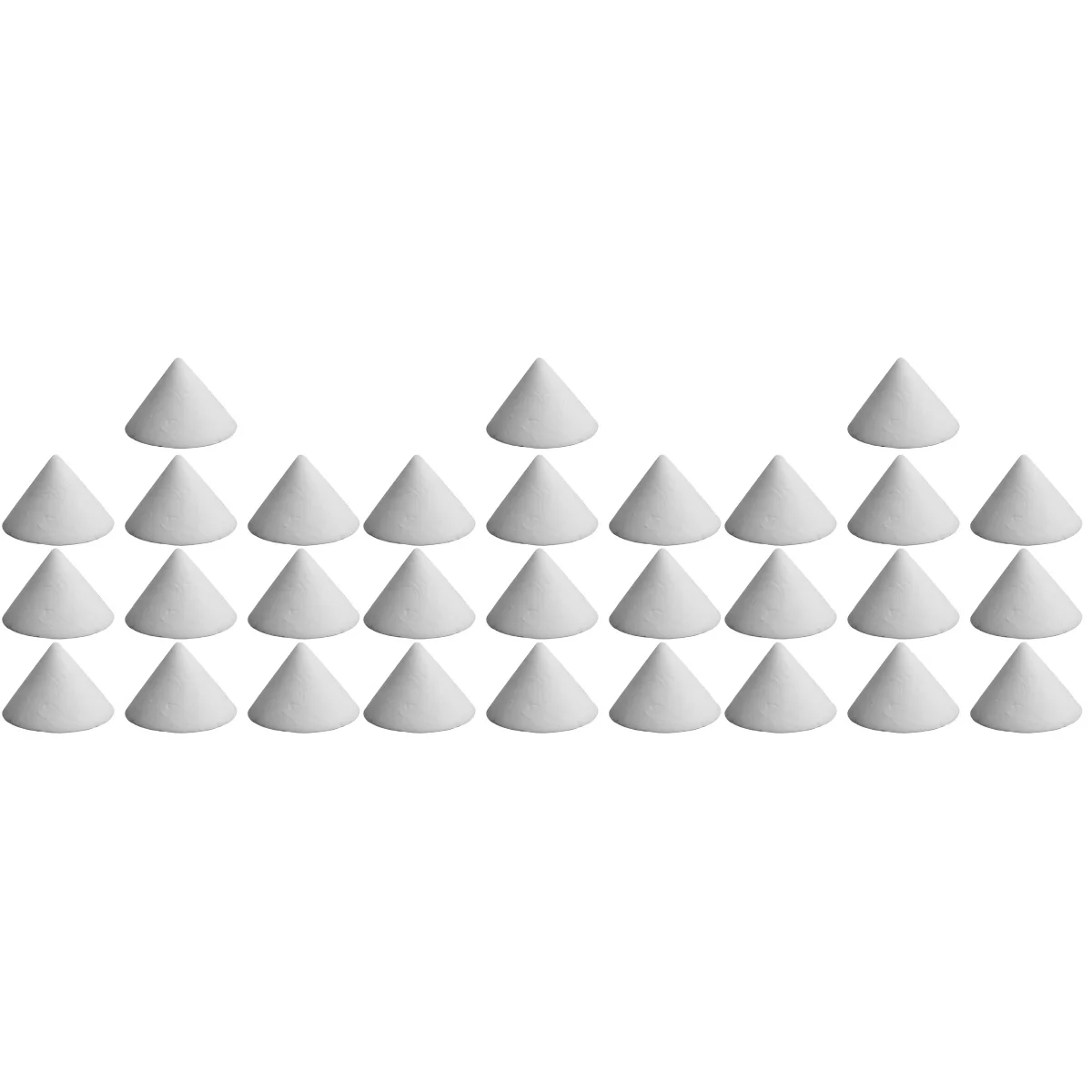 

30 Pcs Accessories Clay Nails Ceramic Cone Home Tools Firing Support Kiln Small Stand Studs Pottery Holder Food