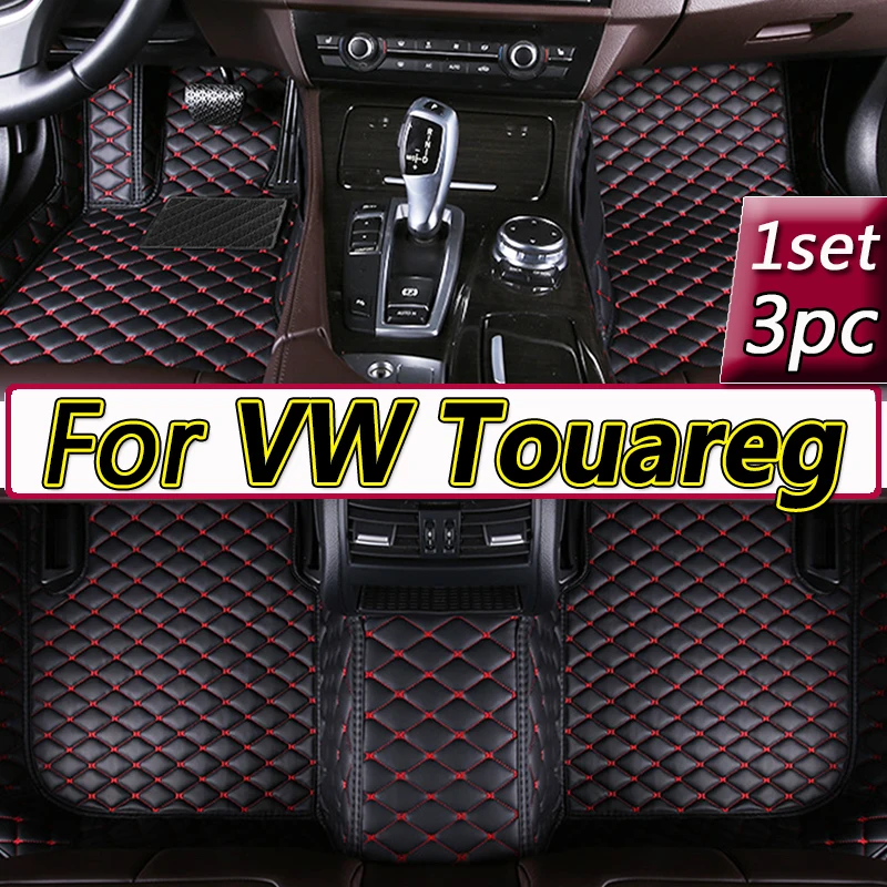 

Car Floor Mats For VW Volkswagen Touareg 2011 2012 2013 2014 2015 2016 2017 2018 Custom Auto Foot Pads Interior Accessories