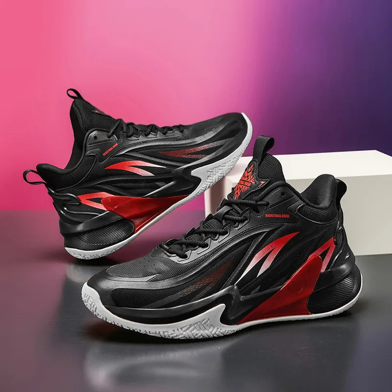 Wear-resistant casual flame basketball shoes men's sneaker