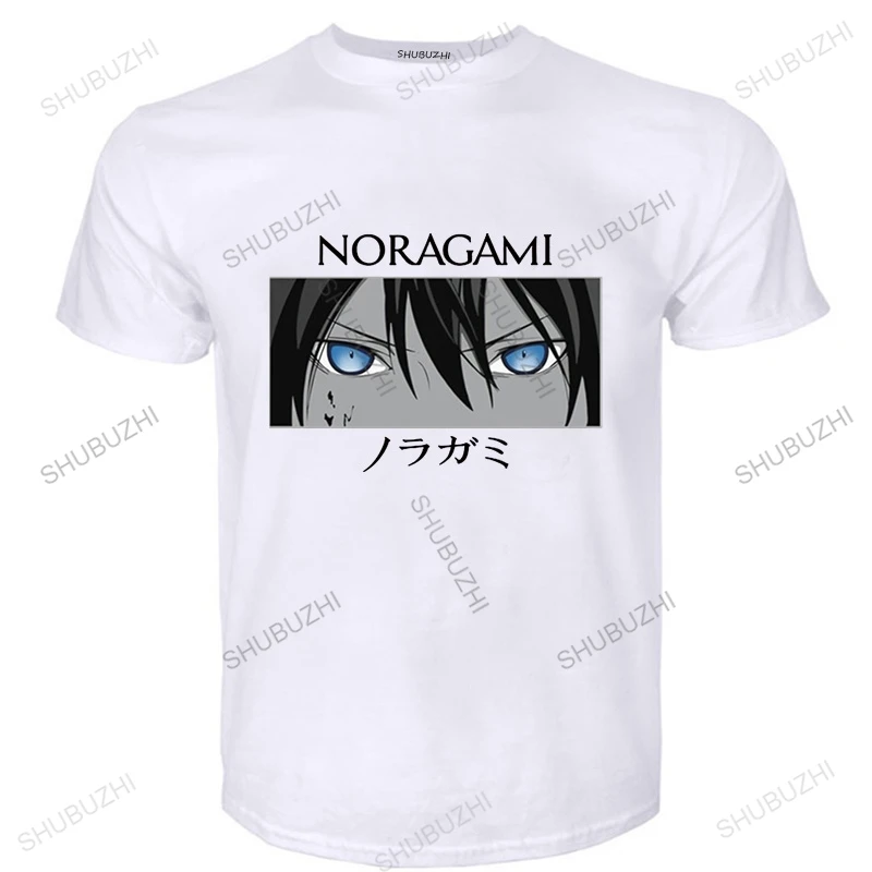 

Футболка с принтом аниме Noragami Yato, футболки с круглым вырезом, забавная Удобная футболка, Повседневная хлопковая футболка