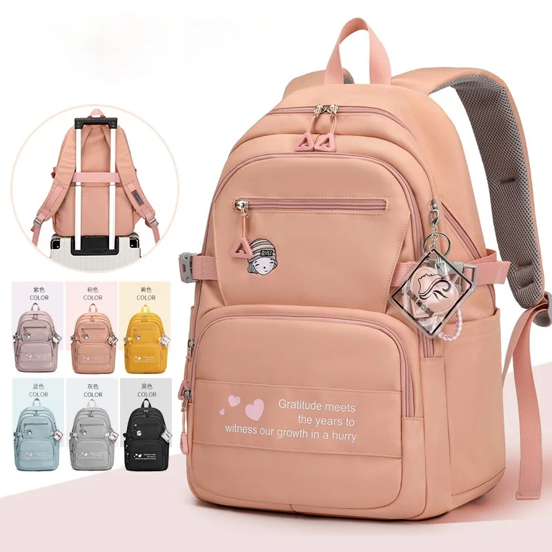 Primary Orthopedic travel school backpack Children School Bags for teenager Girls Kids book bags kids schoolbag Mochila Infantil