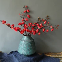 factory wholesale chinese plum artificial flower foreign trade cherry blossom home decoration fake flower for wedding living roo