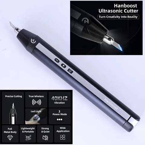 Hanboost C1 True Wireless Ультразвуковой резак! Инструмент после процесса моделей магической 3D-печати! Trim Clean & Polish, идеально подходит для производителей своими руками