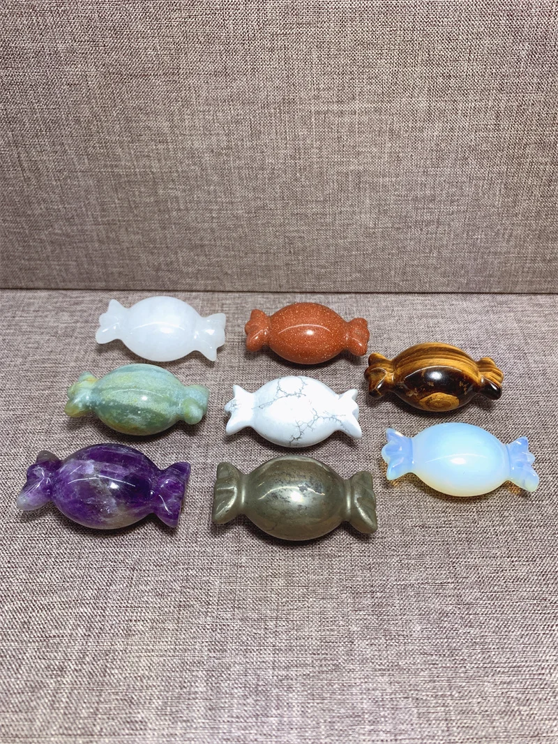 

Natural Crystal Sugare Carving Salb Free Form Tumble Slab Mineral Madagascar Healing Palm Workmanship Ornament Chip