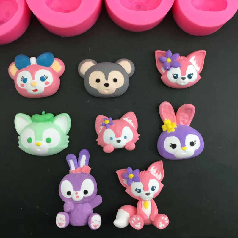 

Мультяшная Delu Linna Belle Sherry May Geradoni силиконовая форма для ароматерапии на машине гипсовая кукла