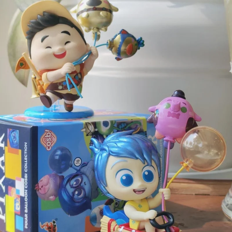 Фото Оригинальная коллекционная фигурка Hot Toys Pixar Balloon Series COSBI Joy Embarrassment в слепой коробке, кукла-фигурка, подарок на праздник/день рождения №1