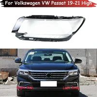 car front headlight glass headlamp caps transparent lampshade lamp shell auto lens cover for volkswagen vw passat 2019 2020 2021