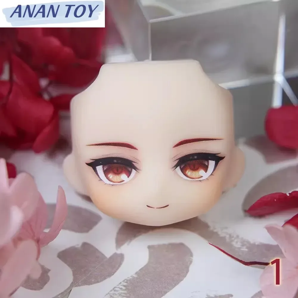 ł głową Diluc Ob11 twarz GSC ręcznie robiona naklejka wodna płyta czołowa Anime gra Cosplay zabawka Obitsu 11 akcesoria dla lalek