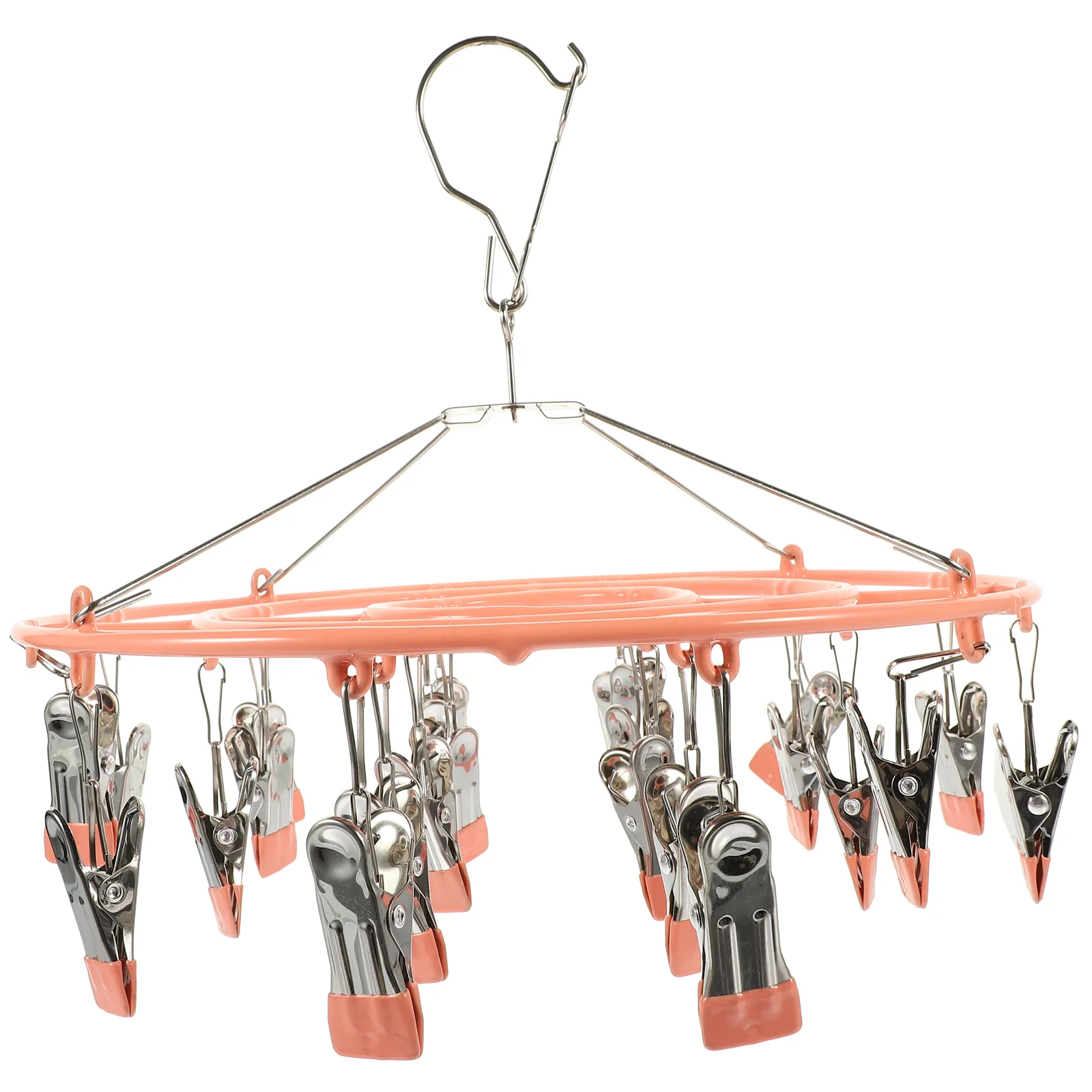 

Drying Hanger Clip Hangers Rack Clothes Sock Socks Drip Laundry Wall Forpeg Foldable Clips Mount Holder Iron Pants Steel