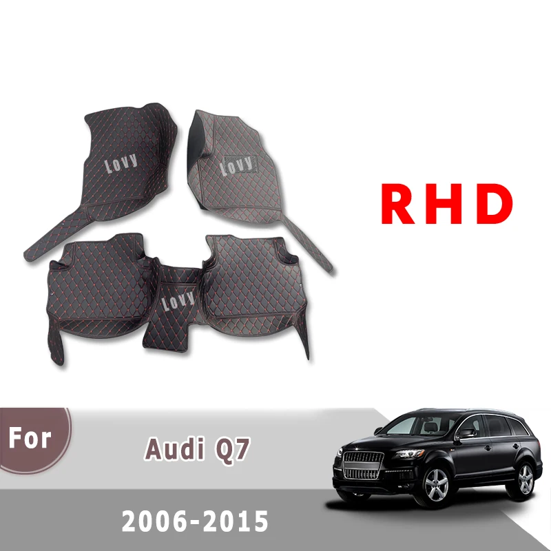 

Carpets Accessories Right Hand Drive Car Floor Mats For Audi Q7 4L (5 Seats) 2006 2007 2008 2009 2010 2011 2012 2013 2014 2015