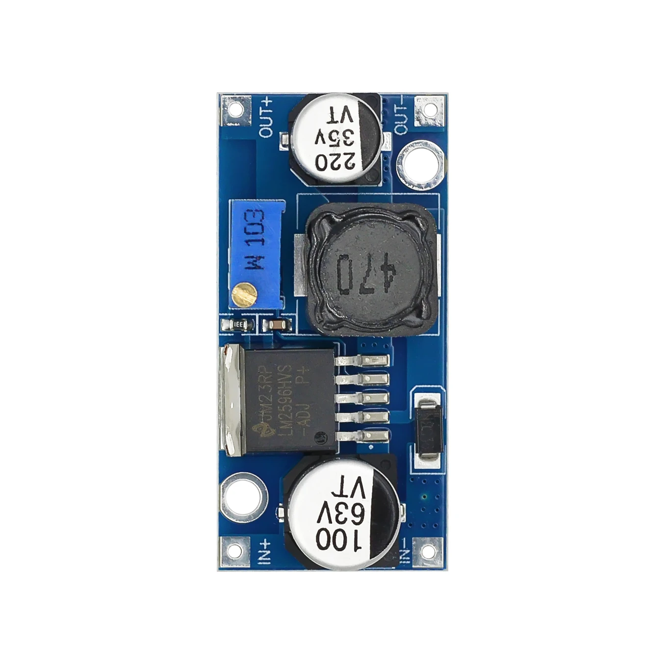 Регулируемый понижающий модуль 48 в Φ LM2596HVS 4 5-50 В Входной стабилизированный