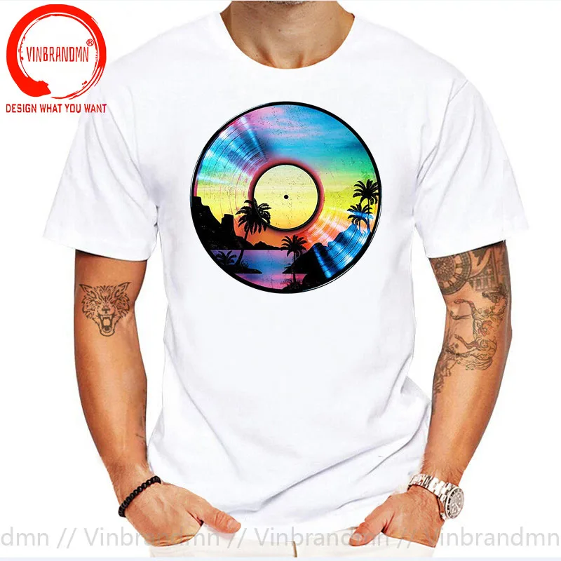 Ретро NOSTALGIC SOUND OF SUMMER футболка мужская винтажная виниловая музыкальная новая