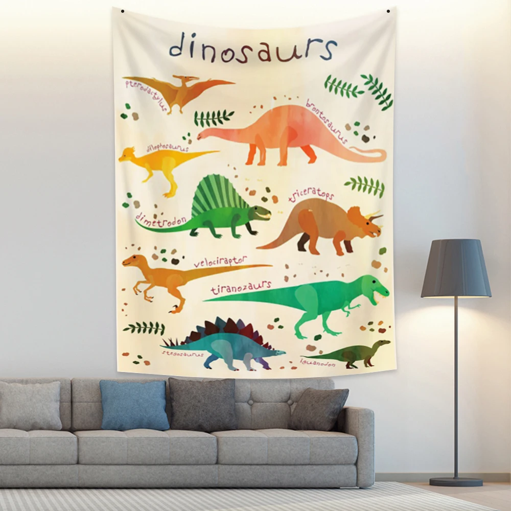 

Dinosaur Butterfly Tapestry Bohemian Wall Decorations living Room Tapestries Bedroom Decor Aesthetic Wall Cloth Tapestries Tapiz