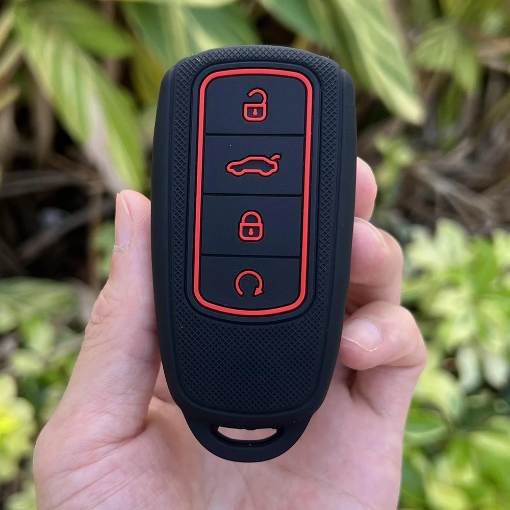 

Защита ключей для Chery Tiggo 8 Pro, силиконовый чехол для ключей от автомобиля, чехол для Chery Tiggo 7 Pro 8 PLUS Arrizo 5, 3 кнопки, держатель для ключей, брелок