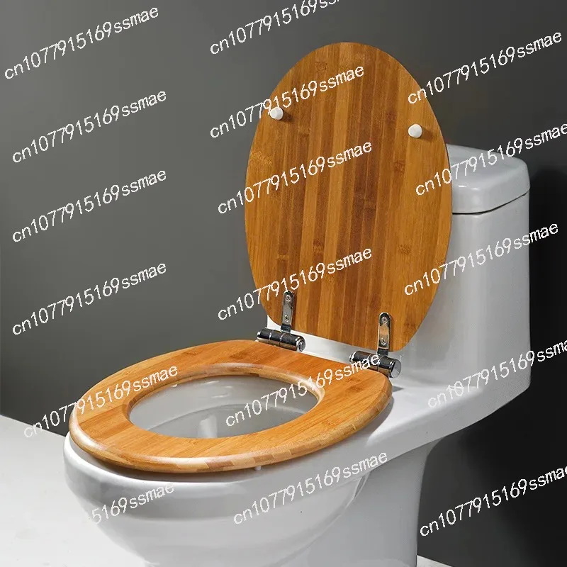 Крышка унитаза бытовая утолщенная деревянная крышка из массива дерева