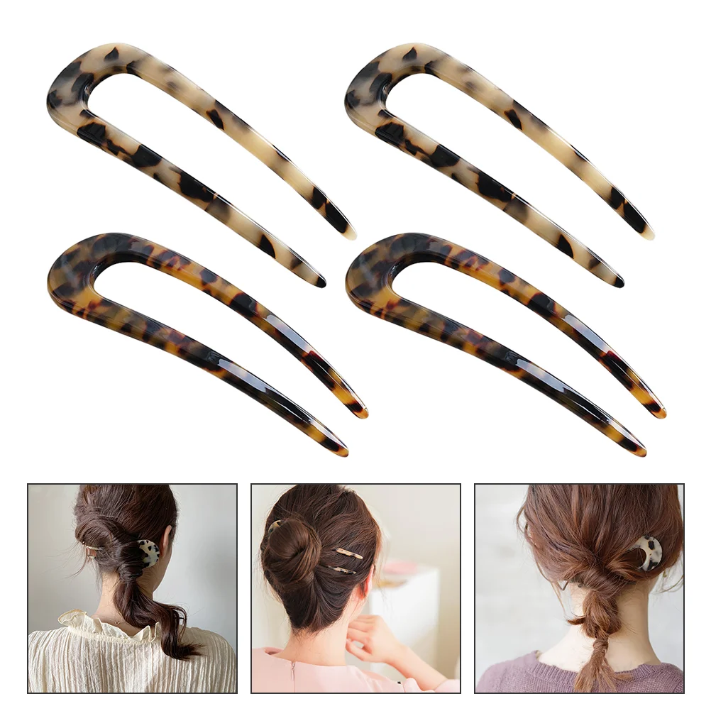 

Женские французские заколки для волос, аксессуары, шпильки для волос, U-образные палочки в форме пучка, заколки-невидимки, палочки для волос, ...