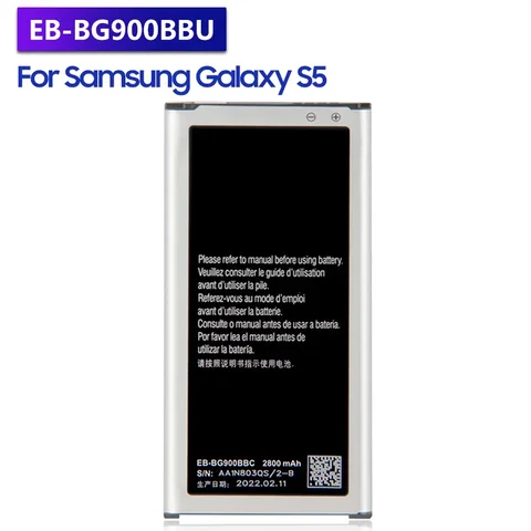 Запасная аккумуляторная батарея для Samsung Galaxy S5 G900M G9008V G900S G900F 9006V 9006W 9008W Xcover4