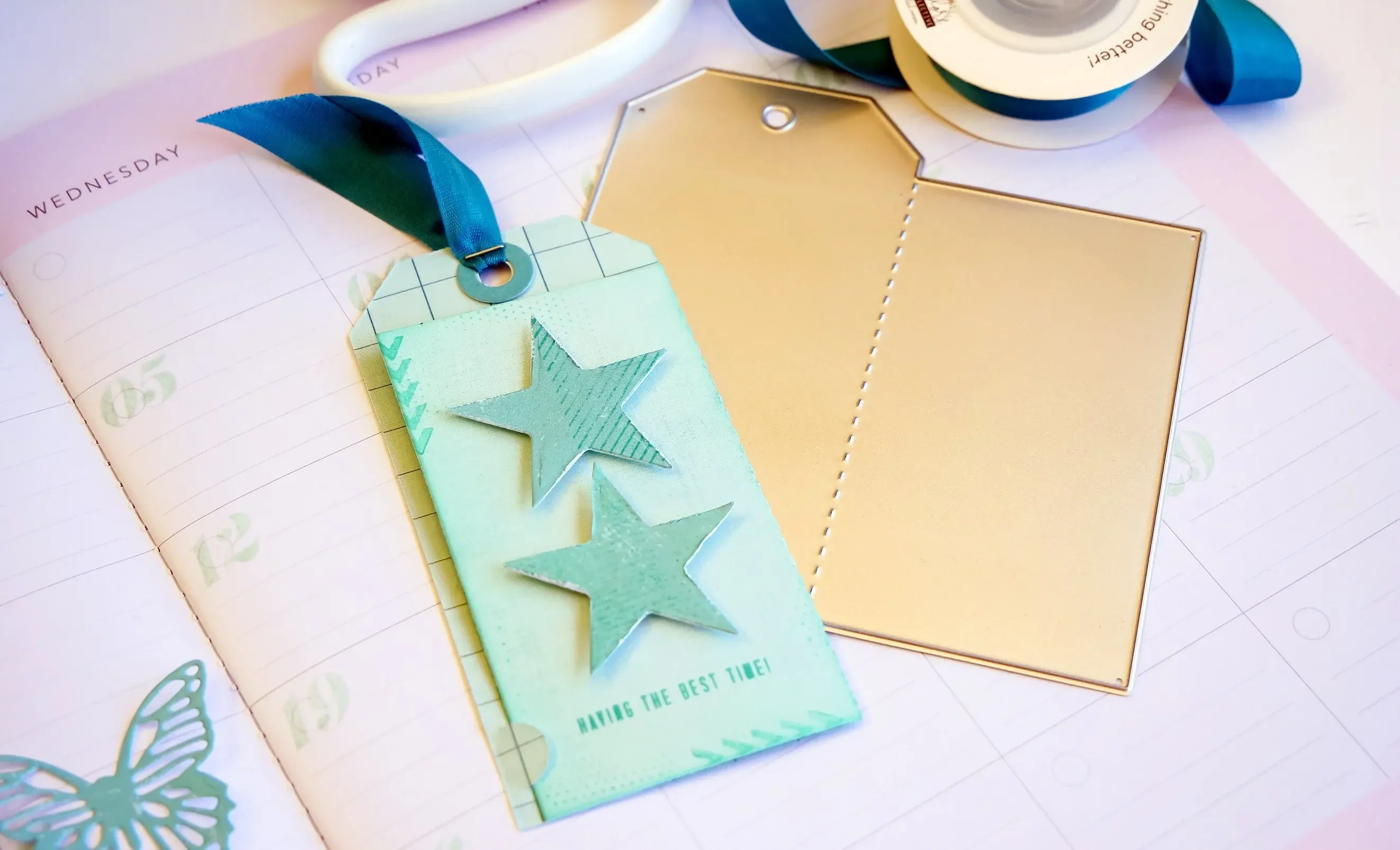 Новый призрак сердце открытка бирка металлические трафареты для DIY скрапбук