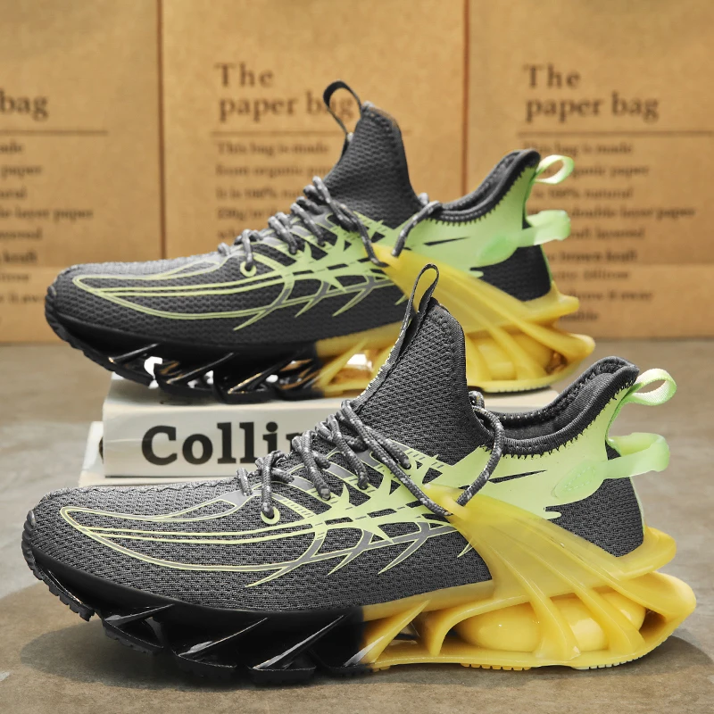 Модные Универсальные мужские кроссовки Blade Warrior нескользящая амортизирующая