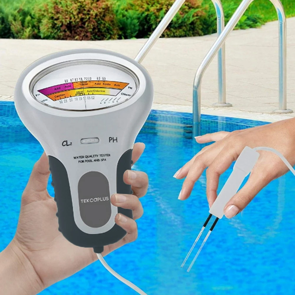 

High Accuracy Water Quality Spa PH Tester Meter Hot Tub Home Aquarium Swimming Pool Portable Measuring Tools Outdoor Beach