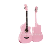 pink classical guitar high quality professional portable hollow body guitar acoustic travel guitarra musical instruments de50jt