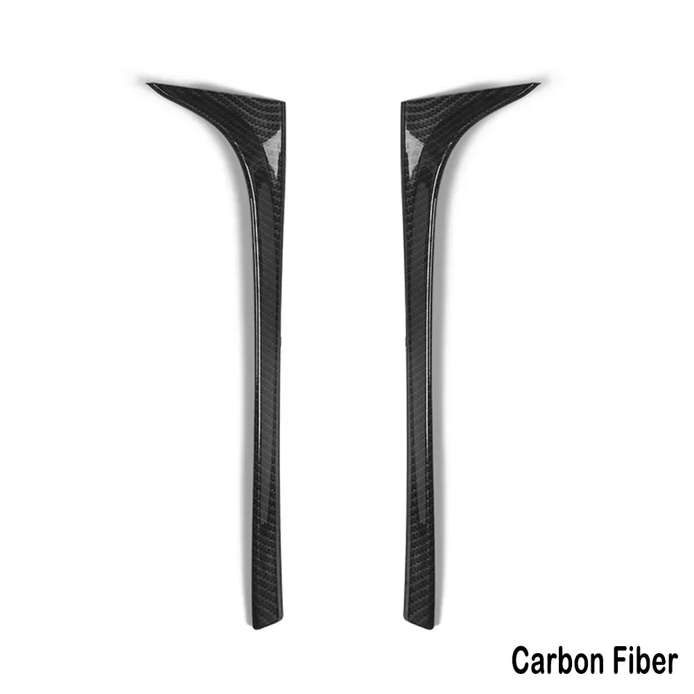 

2 шт. для VW Golf 7 7,5 MK7 MK7.5 2014-2018 глянцевый черный ABS спойлер на заднее окно, боковой багажник, Canard Canards, сплиттер, аксессуары