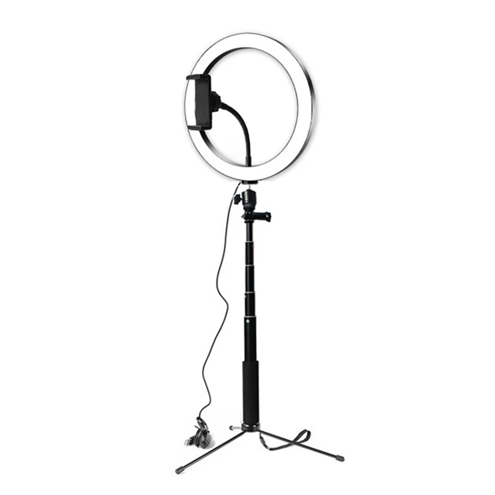 

26CM Internet celebrity live broadcast fill light mobile phone holder LED ring light selfie beauty anchor tripod live light