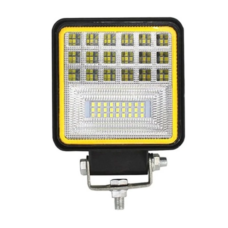 

Car LED Light Bar 135W 6500K With Yellow Halo Led Work Lights Headlight For Tractors Off-Road 4X4 SUV Trucks Boat