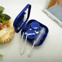 mini mirror contact lens travel kit easy carry case container box storage holder