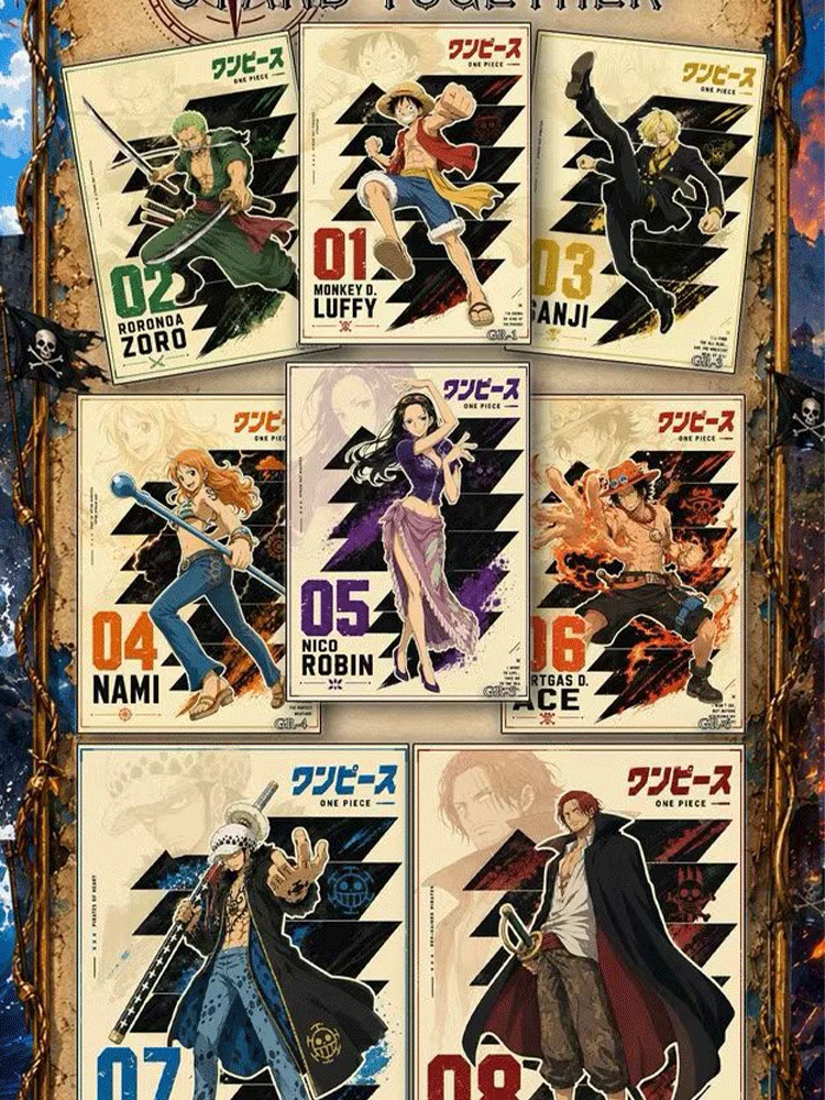 Фото Коллекционные карточки One Piece «Эпоха великих пиратов», средний размер, аниме, отрывные, целая коробка, оптом, загадочные №4