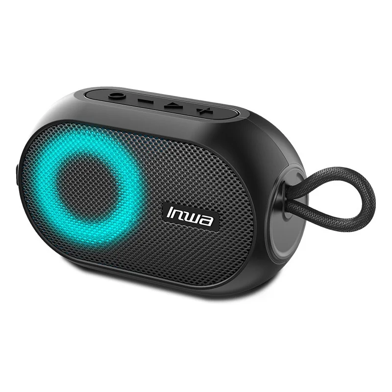 

Bathroom Pool Party Speakers Colorful LED Atmosphere Light Waterproof Portable Wireless Bluetooth Mini Outdoor Speaker