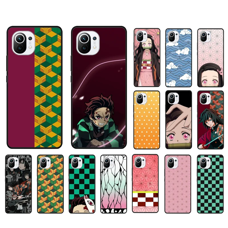 

Demon Slayer Kimetsu no Yaiba Phone Case for Xiaomi 12 Mi 10T 11T 11 Pro 10 10T 11 lite 10pro 11Ultra Poco X3 Pro Poco F3 M3