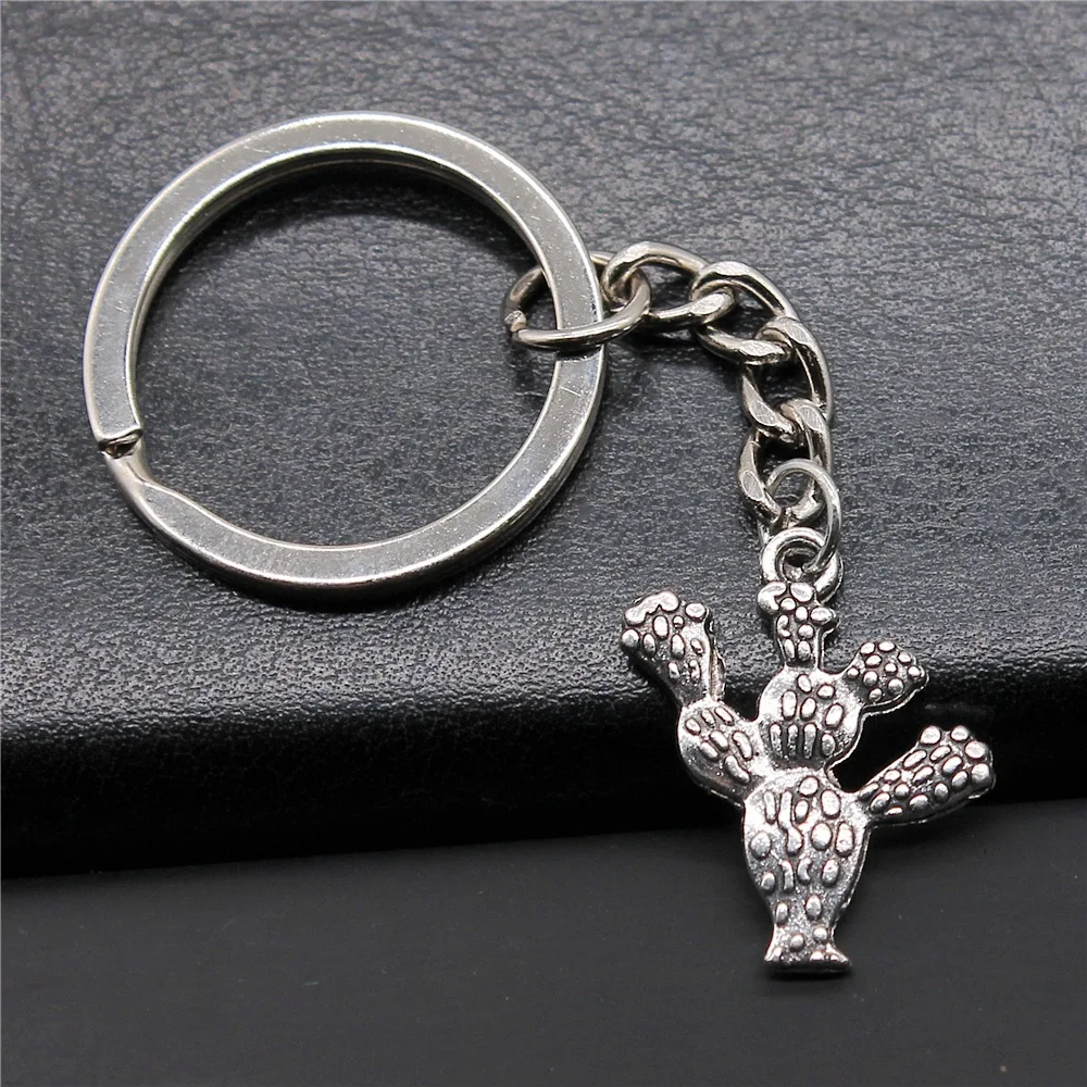 

Металлический держатель для брелока в виде кактуса, 23 х20 мм