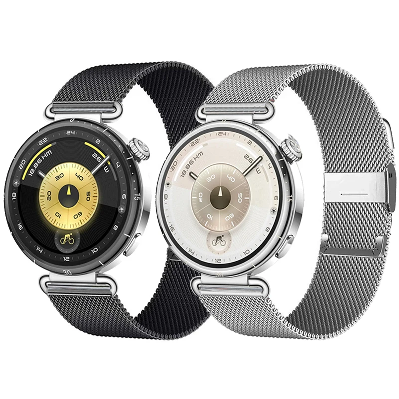 Фото Металлический браслет 18 мм для Huawei Watch GT6 41 мм, ремешок для huawei watch gt5 41 мм, ремешок для часов Huawei Watch 5, 42 мм, браслет Correa №1