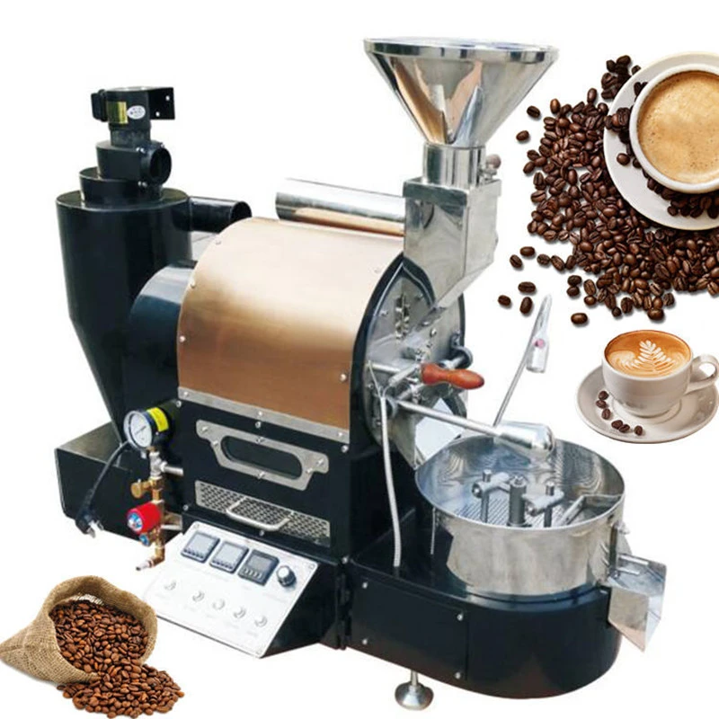 Нержавеющая сталь домашний пищевой барабан для обжарки кофе 1 кг промышленный