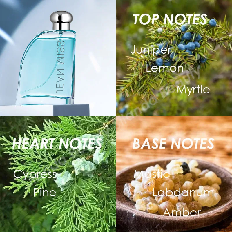 Фирменная синяя туалетная вода-спрей для мужчин Crips Энергические тропические