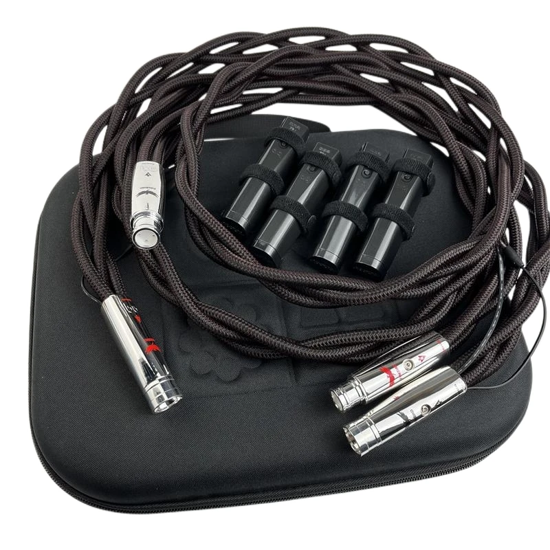 Фото Высококачественный балансный кабель FireBird XLR с твердым серебряным покрытием PSS, Hi-Fi аудиокабель с системой шумоподавления №2