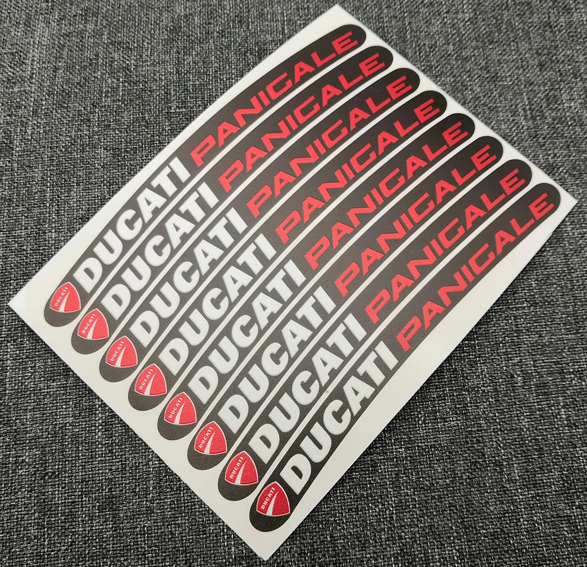8 X Ducati Panigale мотоциклетные колеса наклейки комплект полос ламинированные для 696 748