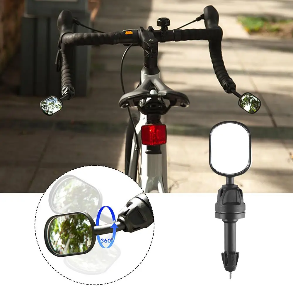 

Bicycle Drop Bar Adjustable Rear View Reflectors Universal Accessories Back Sight Bicycle Convex Left Mount Reflector Right R2H0