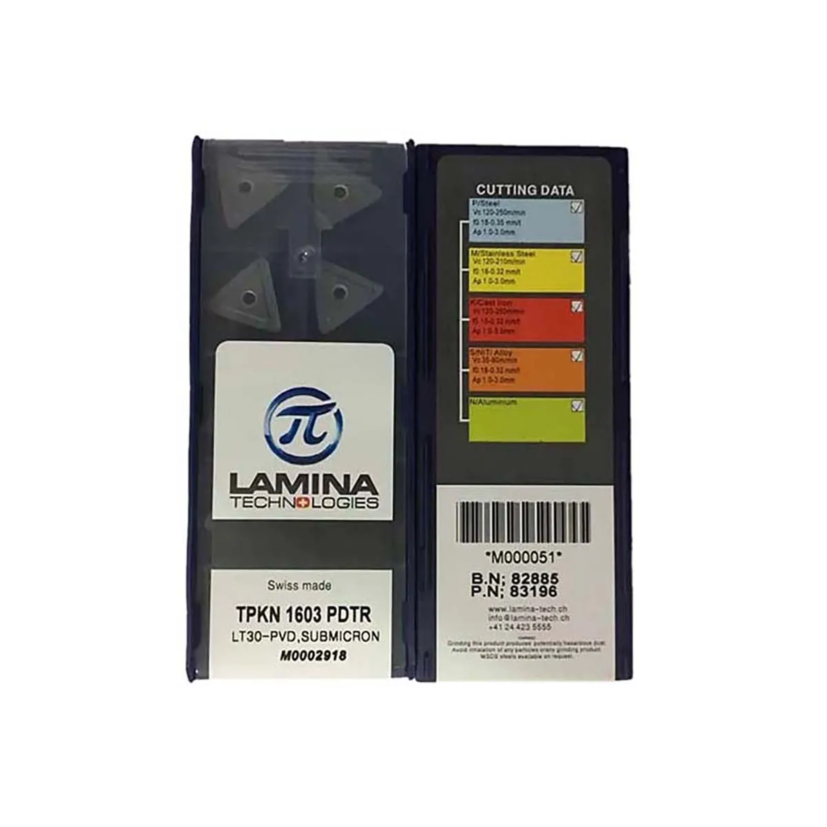 

LAMINA 100% Original TPKN TPKN2204 PDTR LT30 TPKN1603 PDTR LT30 Tool Inserts Carbide Milling Turning Milling Cutter