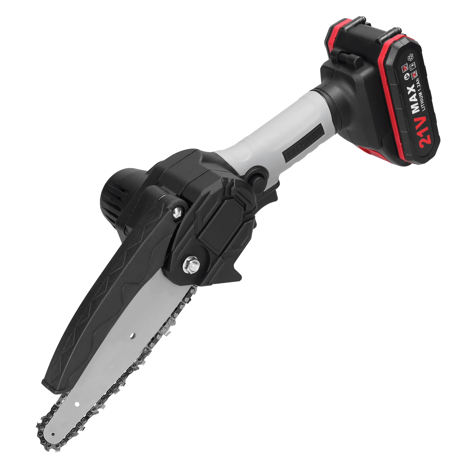 

6inch 21V Electric Pruning Saws Small Wood Splitting Chainsaw Brush Motor One-handed Woodworking Tool for Garden Orchard