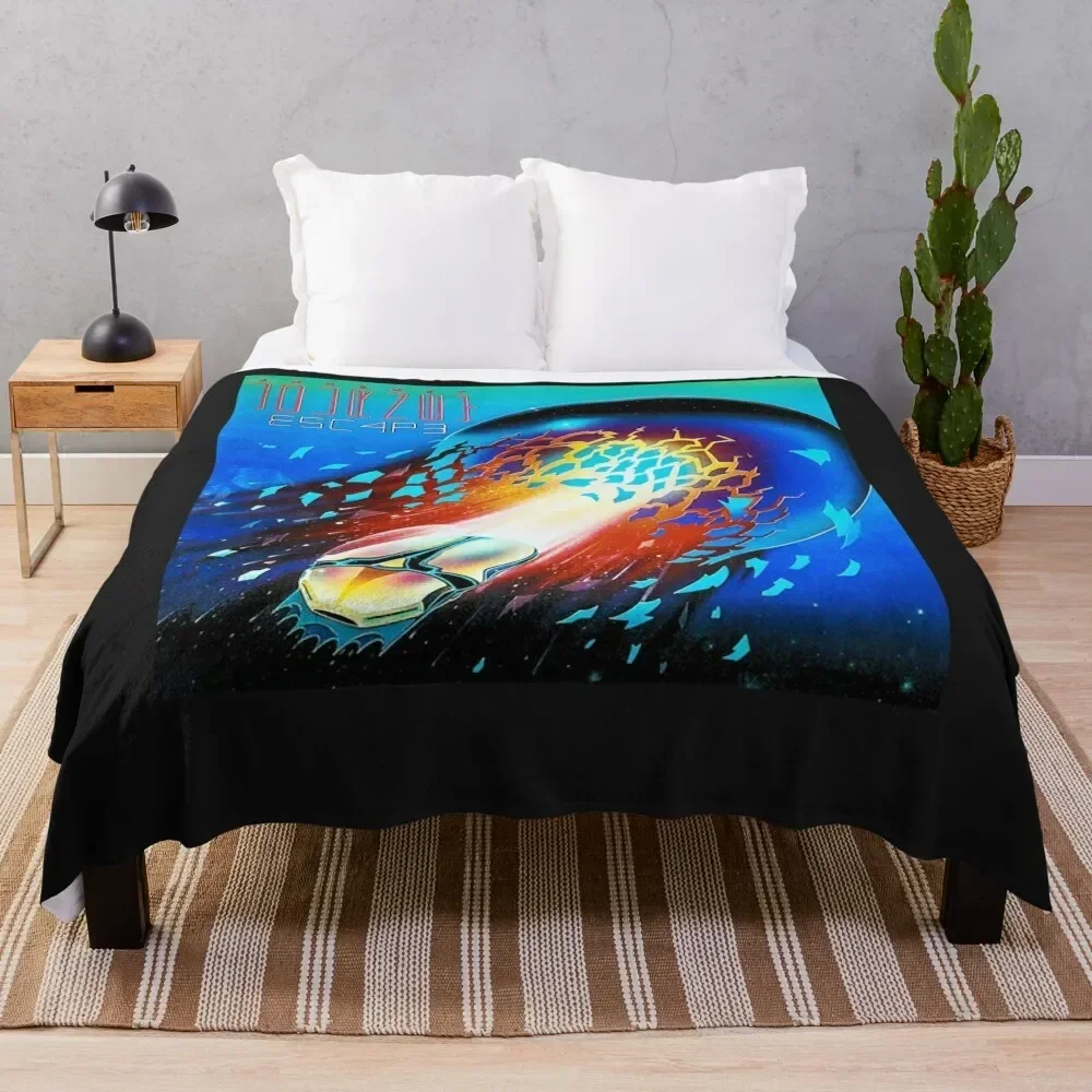 Пушистое одеяло Journey Band Escape оранжевого цвета