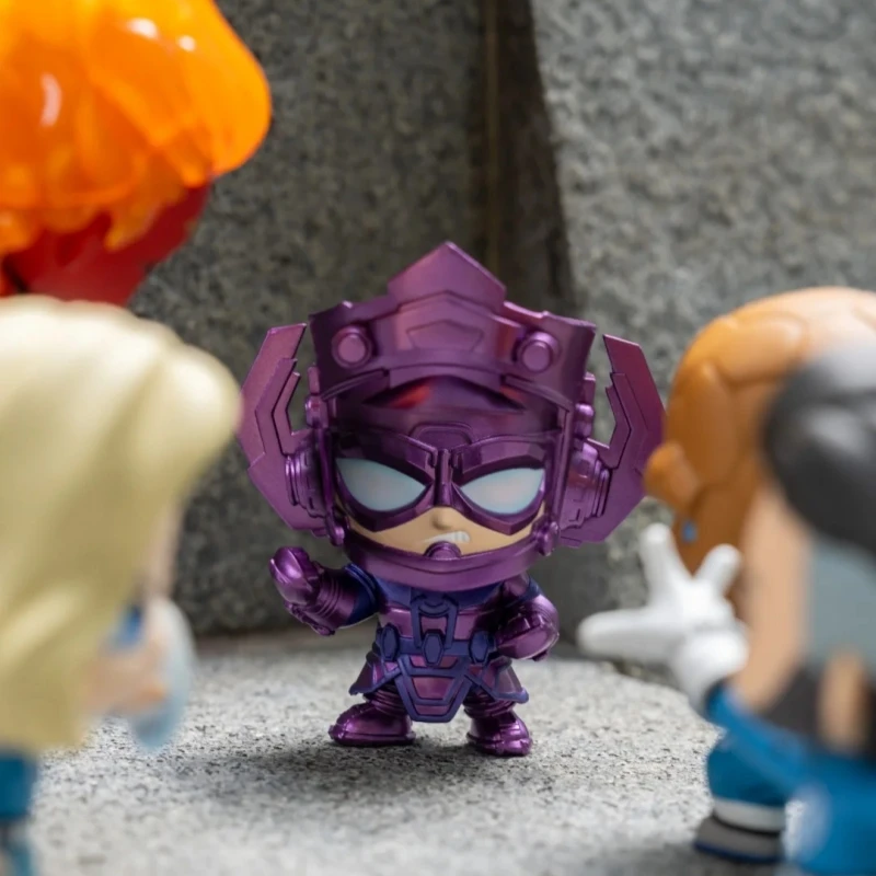 Фото Подлинные Hottoys Cosbi The Fantastic Four First Steps слепая коробка Mystery Box миниатюрная модель аниме фигурки игрушки декор для рабочего стола подарок №4