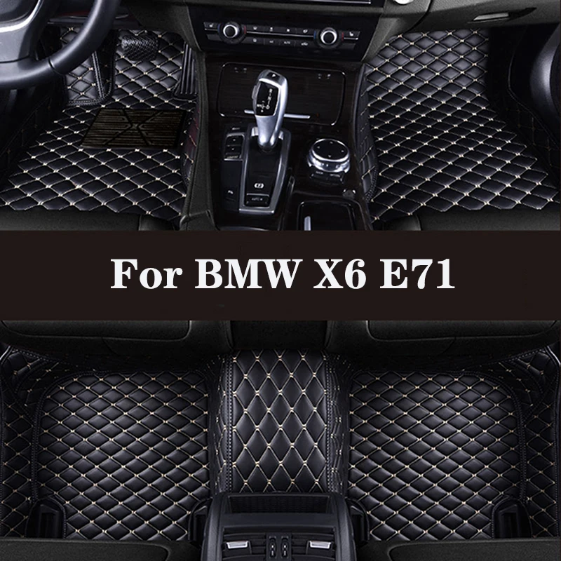 

Full Surround Custom Leather Car Floor Mat For BMW X6 E71 2007-2014 (Model Year) Car Interior Auto Parts