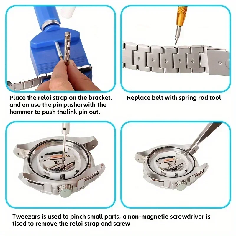 147 шт./набор набор инструментов для ремонта часов
